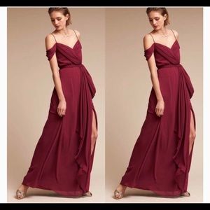 Watters & Watters Kane dress in Marsala